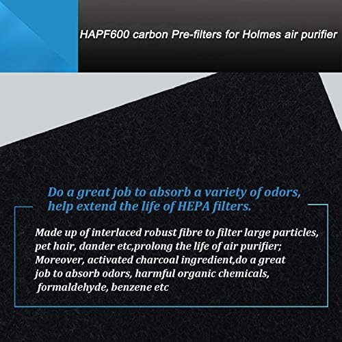 Filtro Hapf600 Compatível com Holmes Hapf600D Hap615 HAP625 HAP650 HAP675RC HAP725 HAP750 HAP1625 HAP1650 HAP1725 HAP1750