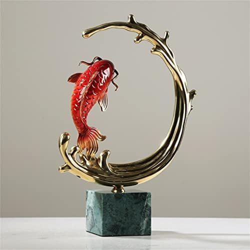 Ornamentos de bronze chineses salnados por porta de peixe sdgh