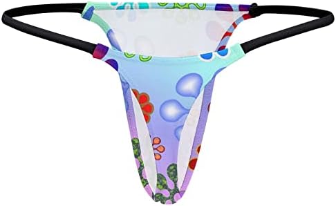 Calcinha colorida de fogueiras de energia de flores para mulheres G String Underwear