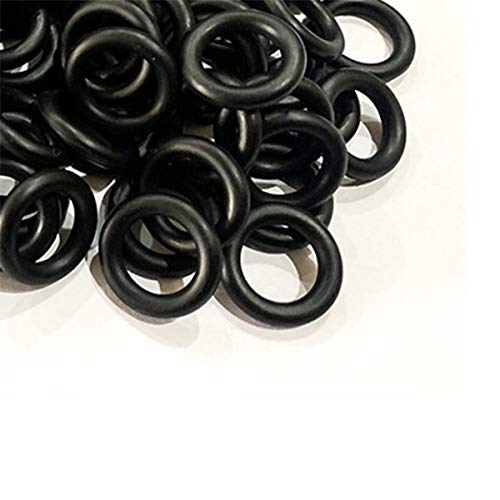 O-rings de borracha nitrila, 23mm od 1mm largura, métrica buna-n torneira o-rings redonda vedação junta preta 50pcs