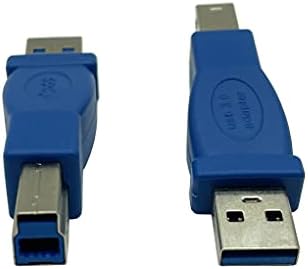 DAFENSOY USB 3.0 Adaptador, USB Um homem para USB B Male impresso, usado para impressoras, scanners, discos rígidos