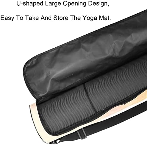 Bolsa de transportadora de tapete de ioga de lobo com alça de ombro de ioga bolsa de ginástica bolsa de praia