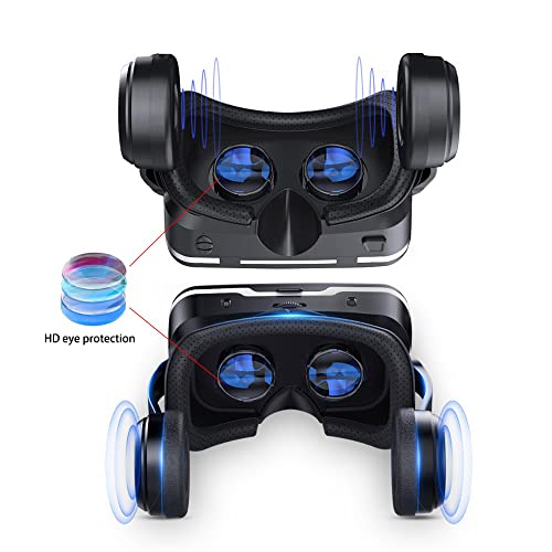 VR Shinecon Original 6.0 VR Versão de fone de ouvido virtual Realidade de óculos estéreo fones de ouvido 3D Capacetes de fone