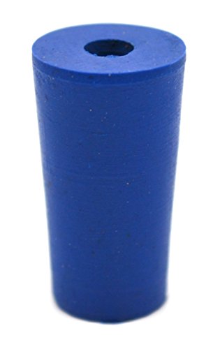 Stoques de neoprene 10pk, 1 orifício - azul - tamanho: inferior de 9 mm, 11,5 mm, 20 mm de comprimento - adequado para uso