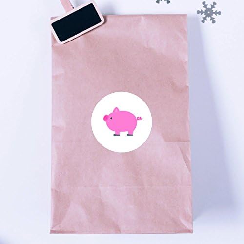 Adesivos de porco magjuche, aniversário de porco de fazenda ou chá de bebê favores favores, 2 polegadas, 40 pacote