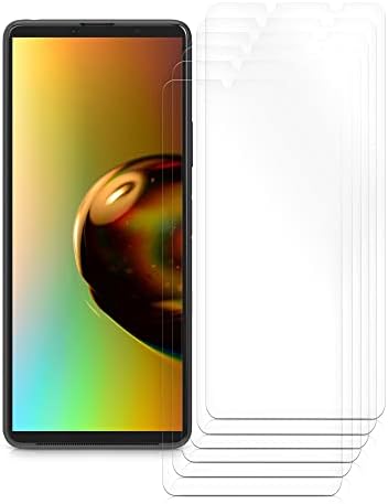 Conjunto Kwmobile de 6 protetores de tela compatíveis com Sony Xperia 10 IV - Protetor de tela Crystal Clear Display