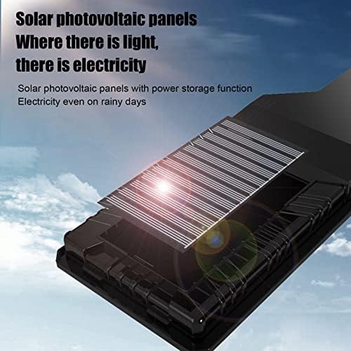 Haofy Solar Led Street Light, 72 LED Solar Motion Sensor Dusk to Dawn Light, Luzes de Segurança Solar de 3000lm