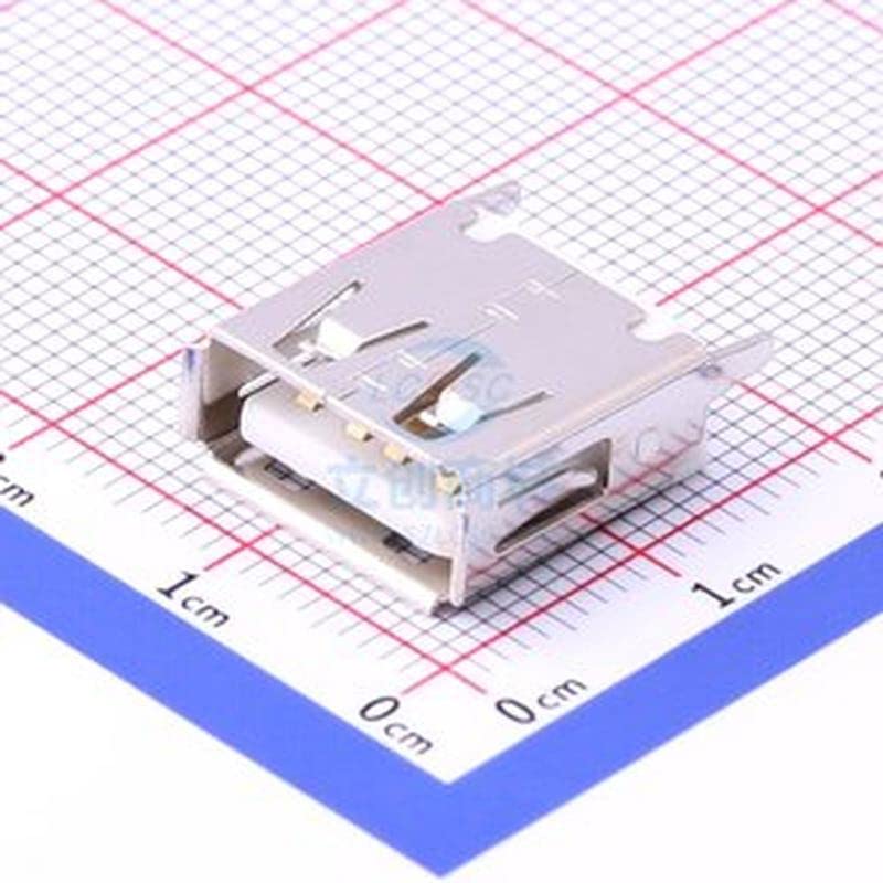 10 PCs AF Alta corrente 13,7 pés retos 180 graus CHELGA DE COBRO DE COBER GRUPA PBT GLUE BRANCA/5A CONECTOR USB