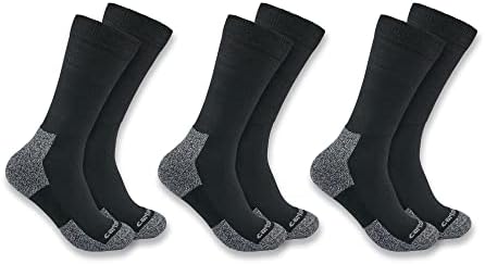 Carhartt Mens Lightweight Stretch Top Sock 3 pacote
