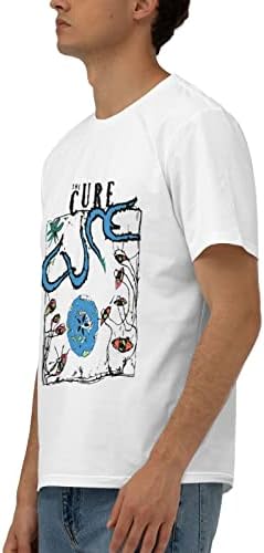 Music Tirher Cirlão de algodão masculino 80s 90s Top Teen Graphic Custom Tee Roupos de camiseta