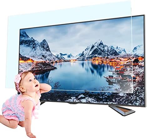 AIZYR 32-75 polegadas protetor de tela anti-Glare Matte, Anti Blue Ray Protective Film para TV Family TV Anti-reflexão até 90%, 32 em 704 x 395mm