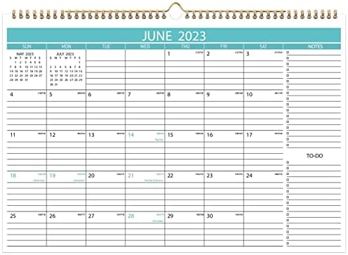 2023-2024 Calendário de parede- calendário de parede 2023-2024 Monthly, junho de 2023 a junho de 2024, calendário de parede