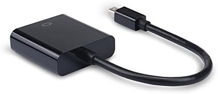 Alleasy Mini DisplayPort para Adaptador VGA, 1080p Thunderbolt para VGA adaptador masculino para fêmea conversor para MacBook Pro