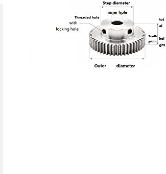 Zhengguifang ZGF-BR 1PC Módulo 19T Dentes de dentes Spur Hole interno Hole 6mm 8mm de alta engrenagem de engrenagem de engrenagem