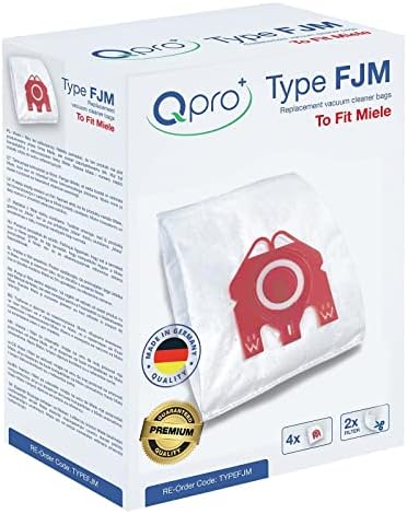 QPRO por MasterPart Microfibre Vacuum Cleaner Sacos de poeira compatíveis com Miele Type FJM. Será que os modelos compactam as