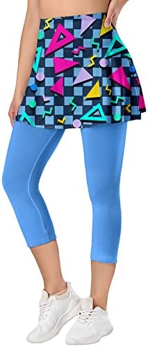 Germslap Scorreu Leggings para mulheres saia de tênis neon leggings Golf Saias Athletics