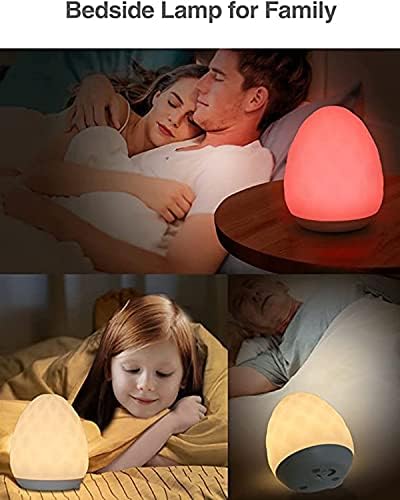 Xiziyi Night Light for Kids, Luzes noturnas recarregáveis ​​de berçário de bebê, lâmpada de cabeceira de cabeceira de silicone