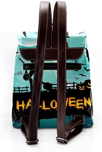 VBFOFBV UNISSISEX Adult Backpack com para o trabalho de viagem, Halloween Witch Pumpkin Bat