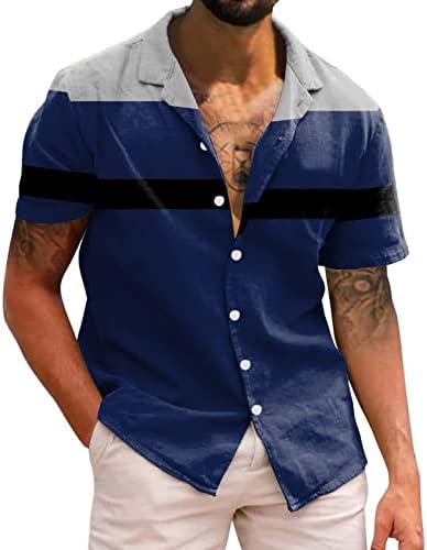 2023 New Men Men Casual Manga curta Spring Summer Summer Turndown pescoço 3d camisetas impressas camisetas de blusa de top