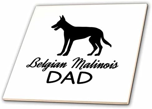 3drose janna salak projeta cães - pai belga de cão malinois - telhas