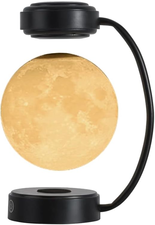 Presentes de férias exclusivos Lâmpada de luz da lua levitando magnética Lâmpada de lua para casa Decoração de escritório