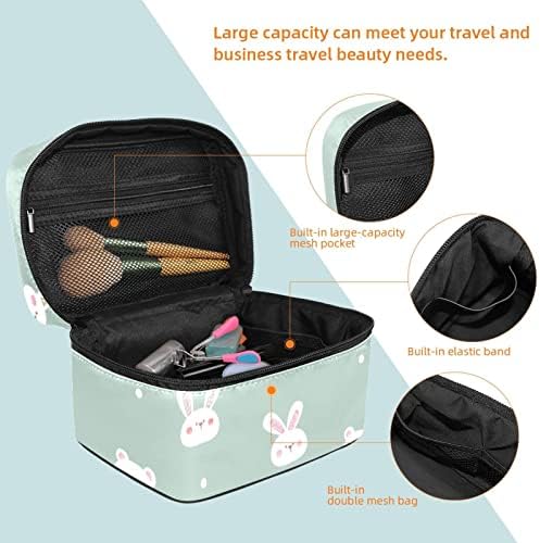 Organizador de bolsa de maquiagem de viagem Yoyoamoy, saco de armazenamento de higiene pessoal impermeável com maçane