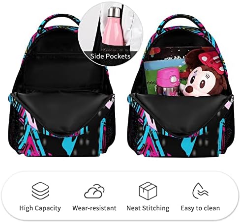 Mochila de mochila casual Backpack diário viagens de grande capacidade Bookbag