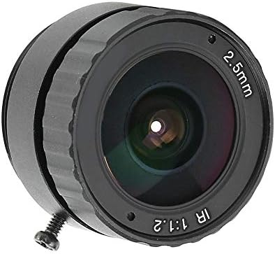 Lente de câmera de 3mp de 2,5 mm, HD 2,5 mm 3MP F1.2 1/2.5 CS Montar foco foco lente CCTV para câmera