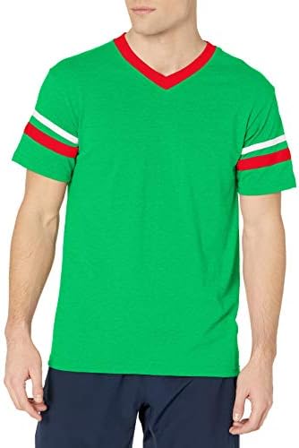 Augusta Sportswear Men's Medive Manve Stripe Jersey, Kelly/Red/White