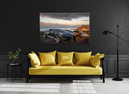 Criptonite acrílico quadro de vidro de vidro Arte de parede moderna carro de luxo - série de carros emblemáticos - design de