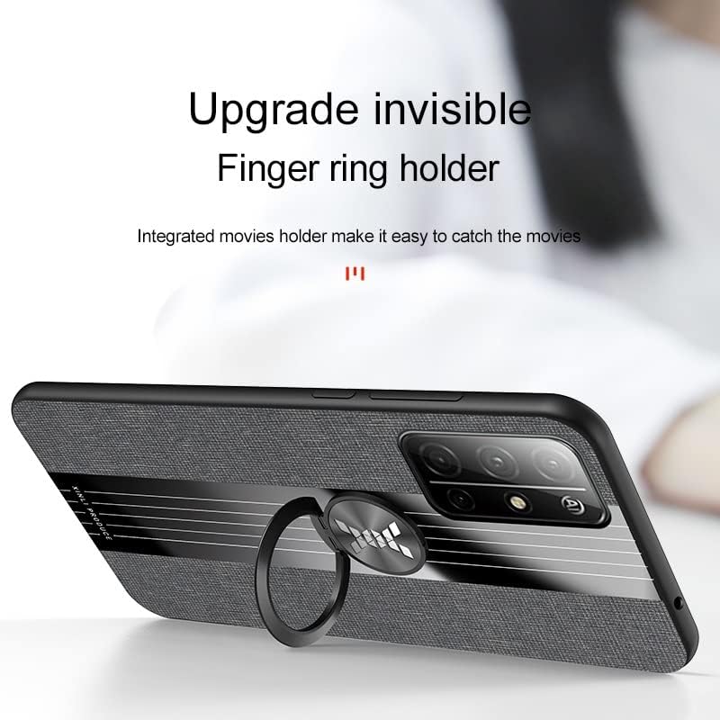 Caixa de flip compatível com o caso Huawei Honor 30s, com estojo magnético de 360 ​​° com função de kickstand, capa traseira