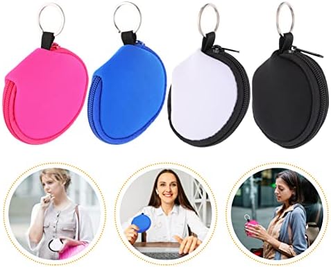 Angoily 8 PCS Caixa transportando bolsa prática para escritórios de carro máscaras de telefonia quadrada Máscaras de telefone