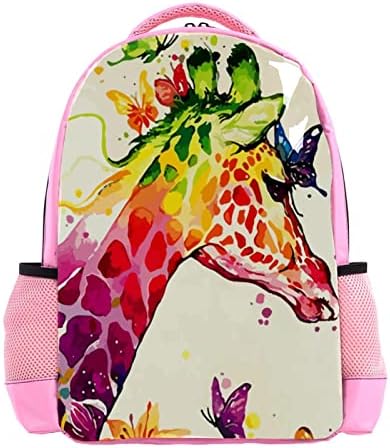 VBFOFBV LAPTOP CASual leve para homens e mulheres, borboleta de girafa de cor aquarela
