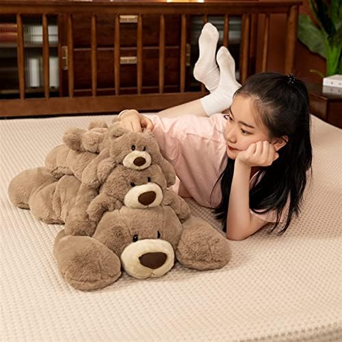 JrenBox Plush Toys Brinquedos fofos Hobberry Plush abraço abraço em uma cama de urso almofada de travesseiro de travesseiro de