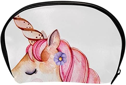 TBOUOBT Sacos cosméticos para mulheres, Bolsa de maquiagem Acessórios de bolsas de higiene pessoal Acessórios para aquarela Pink