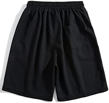 Aelfric Eden Men dos anos 90 de retalhos de retanturos de suor de vários bolsos da cintura elástica de cintura curta shorts