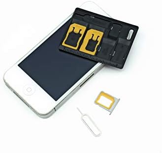 2 pacotes kit de adaptador sim com pino de ejeção de bandeja de cartão sim, suporte para cartão SIM, micro sd e nano