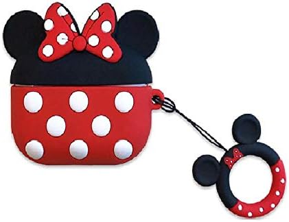 Caso de camundongos compatíveis com o caso AirPodspro, Disney Mickey Minnie Mouse Kawaii Cute 3D Cartoon AirPods Pro
