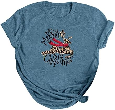 Camiseta de Natal feminino Camisetas gráficas engraçadas camiseta camise