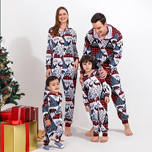 Roupas de roupas de sono em família, Natal combinando com roupas de sono familiares com jammies de família para roupas de