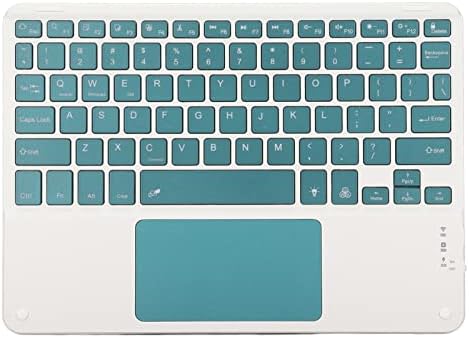 Teclado sem fio, teclado Bluetooth portátil de 10 polegadas de 10 polegadas com touchpad, mini -teclado ergonômico para o computador