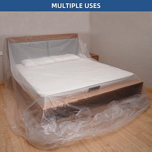 Capas de sofá plásticas de Eismodra para o protetor de capa de móveis para pátio ao ar livre em movimento, bolsa de armazenamento