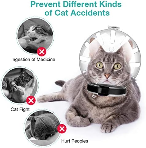 Focinho de gato para cuidar do capacete de gato ajustável para mordida, capacete de gato respirável com vários buracos