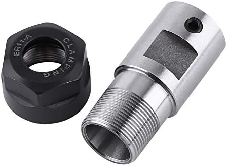 ER11 de 8mm de coletor de pinça de pinça do eixo do eixo do eixo de extensão interna para moagem CNC