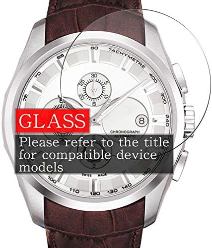 Protetor de tela de vidro temperado Synvy [3 pacote], compatível com Llarsen ll144gwbll / ll144rwbll 9h filme smartwatch smart watch protetores