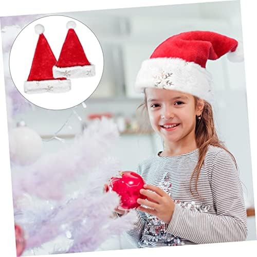 Sewacc 2pcs Papai Noel Hat Swings Stuffers para adultos Gunos de estoque engraçados Presentes Disfraz de Santa Claus Para