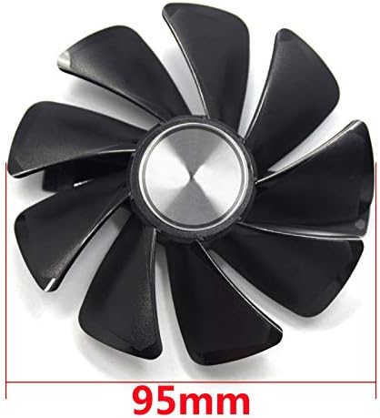 Substituição do ventilador de resfriamento de placa de vídeo de 95mm de 95mm para Sapphire nitro+ rx580 / rx570 / rx480