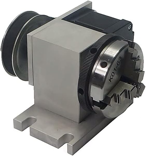 Peças da ferramenta EVIKI para máquina de gravação de máquinas Quarto eixo um eixo do eixo rotativo Cabeça de indexação CNC Cabeça de