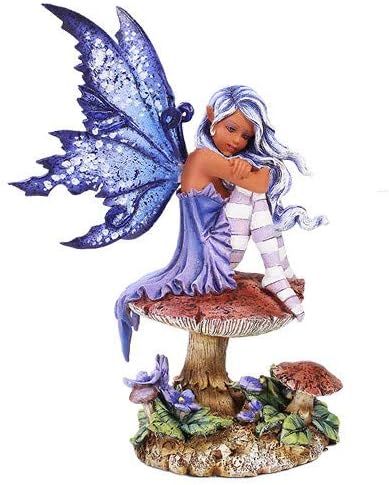 Pacific Giftware Amy Brown Licenciado Violet Fairy estátua polirresina estatueta