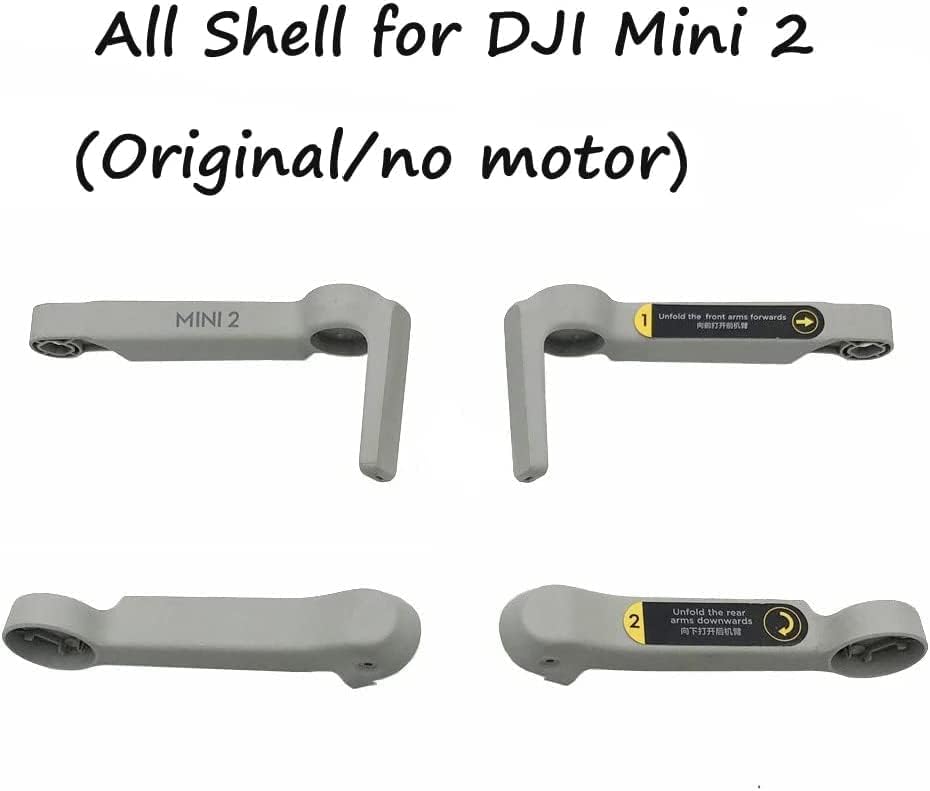 Insyoo para DJI Mavic Mini 2 Armamento de braço sem cobertura de braços de substituição do motor para DJI mini 2/mini
